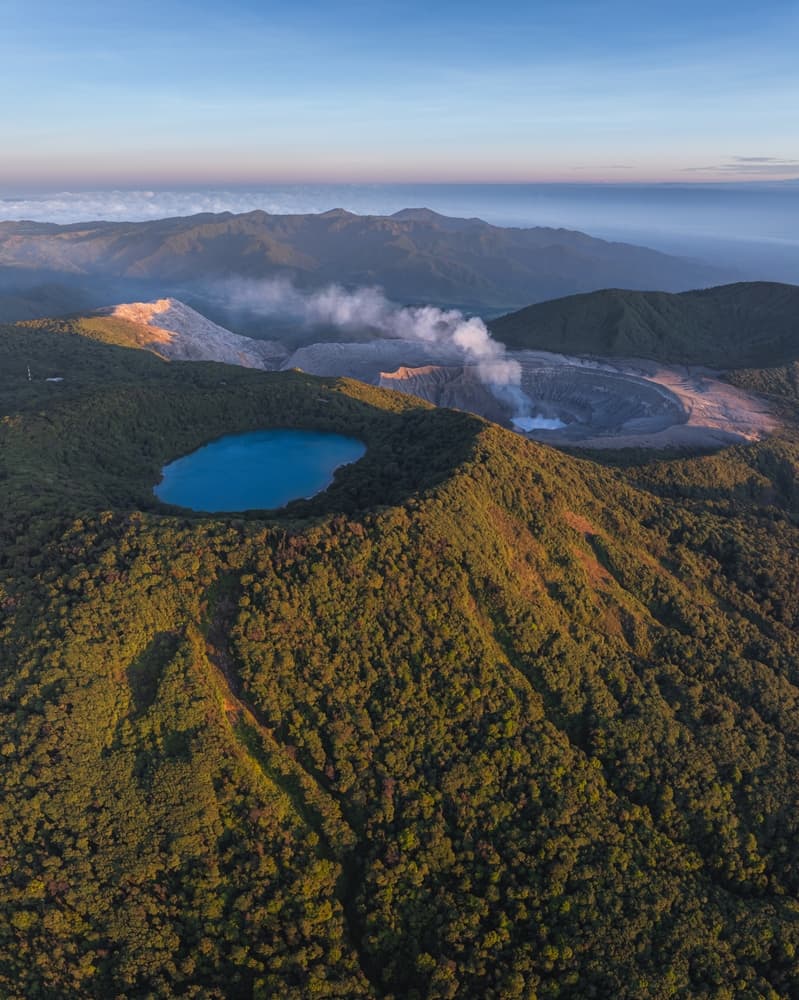 Los volcanes de Costa Rica